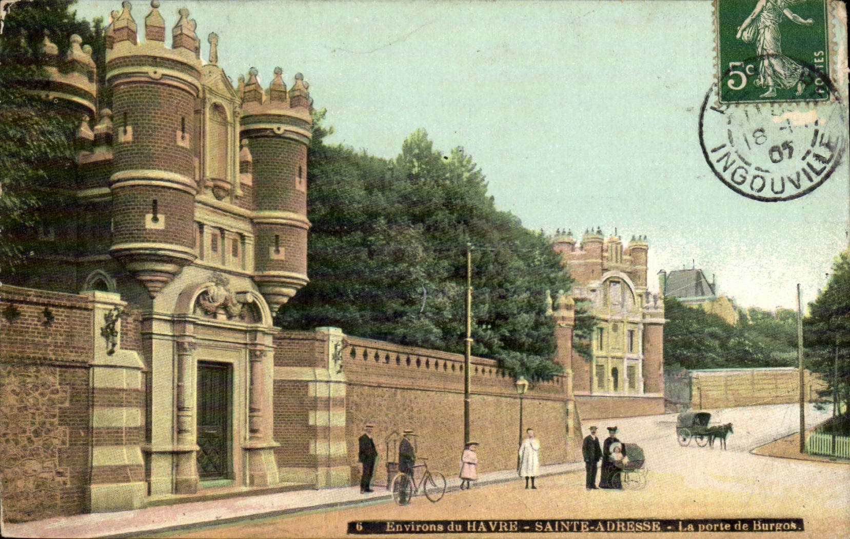 Sainte Adresse - La Porte de Burgos - CPA 