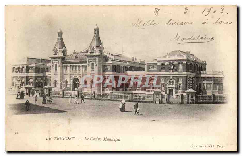 Le Treport - Le Casino Municipal - CPA 