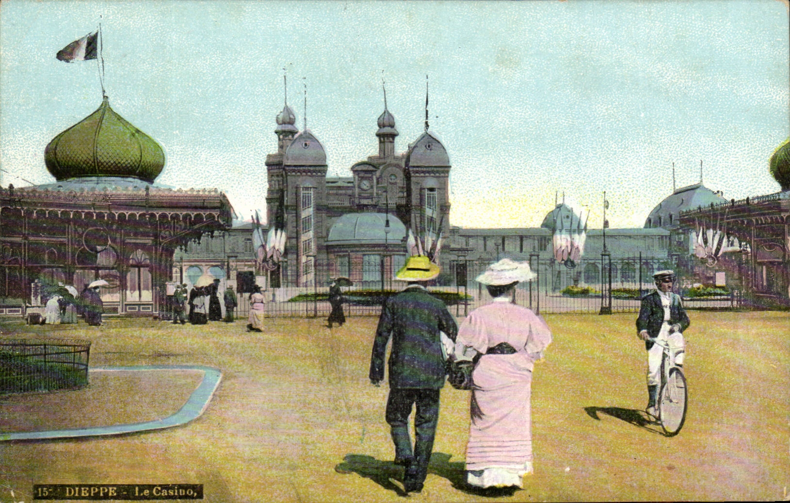 Dieppe - Le Casino - CPA VElo