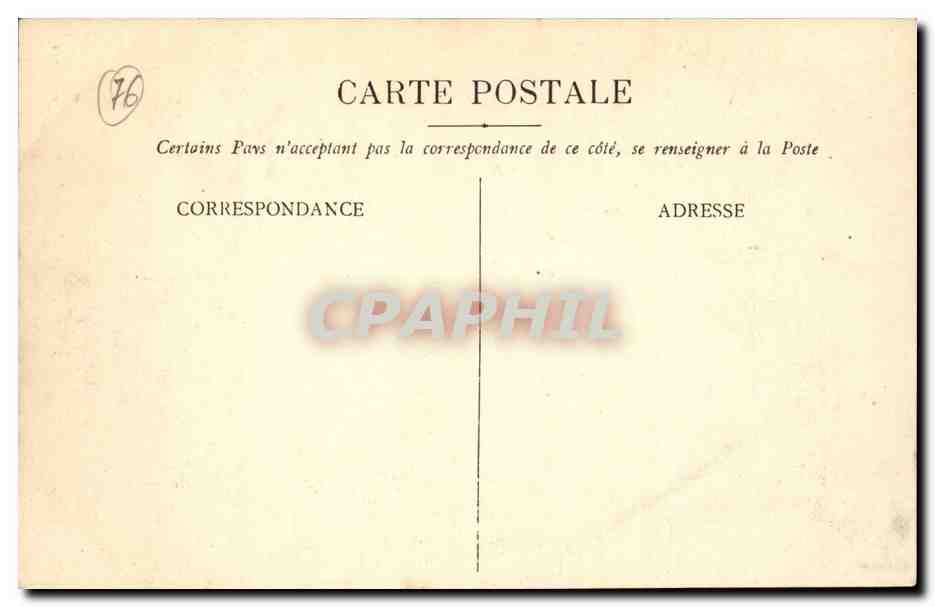 Monville - pres Rouen - Vue Generale CPA  — Rückseite