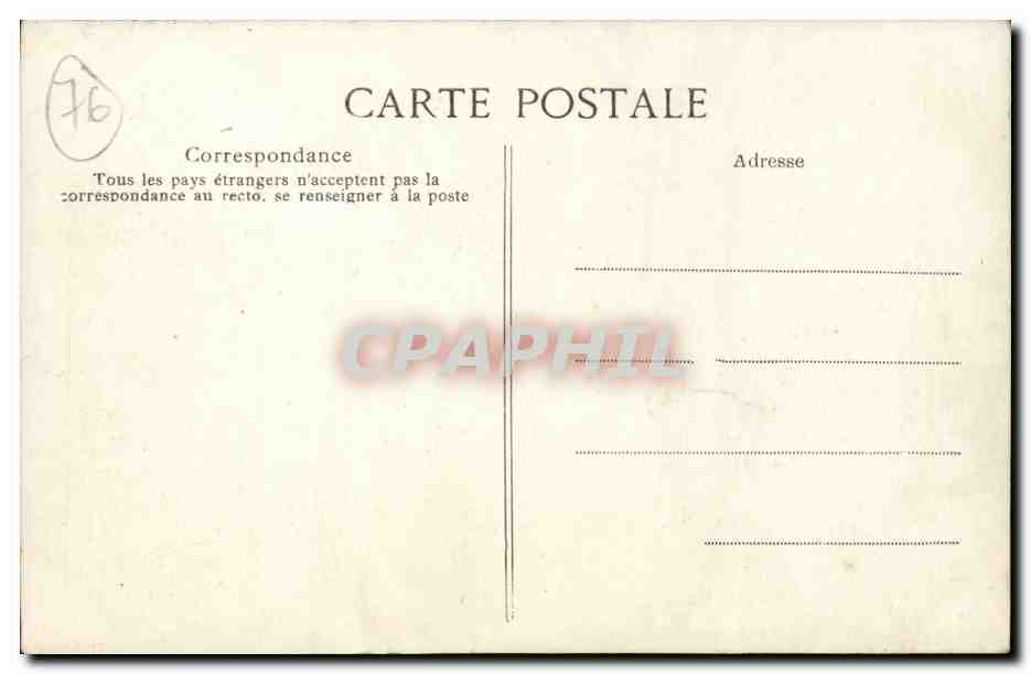 Saint Valery en Caux - Les Ecluses CPA  — Rückseite