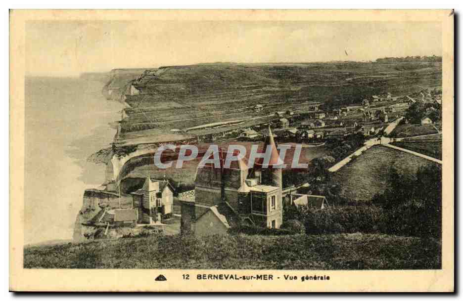 Berneval sur Mer - Vue Generale CPA 