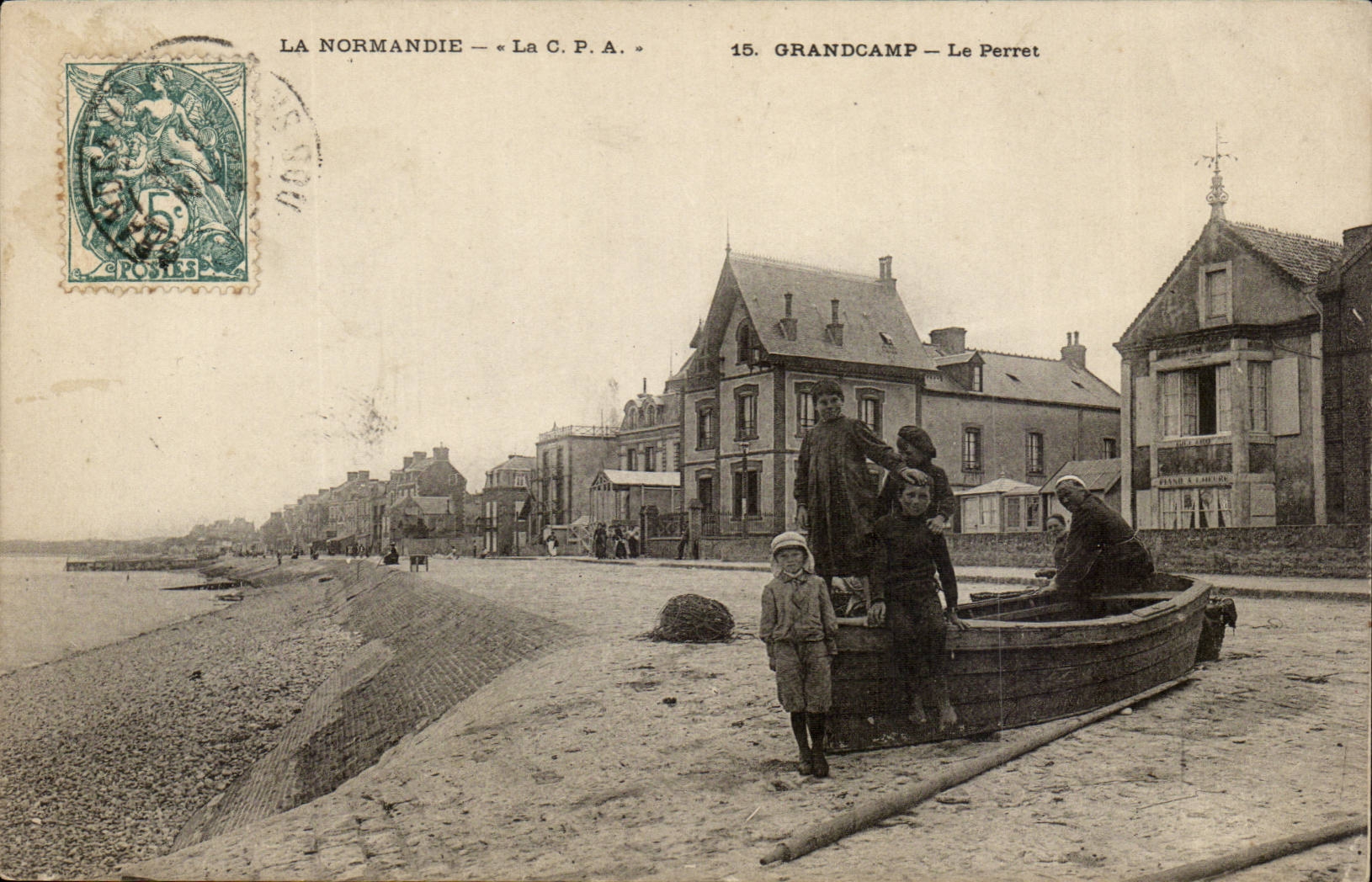 Grandcamp — Le Perret — La C.P.A. n°15