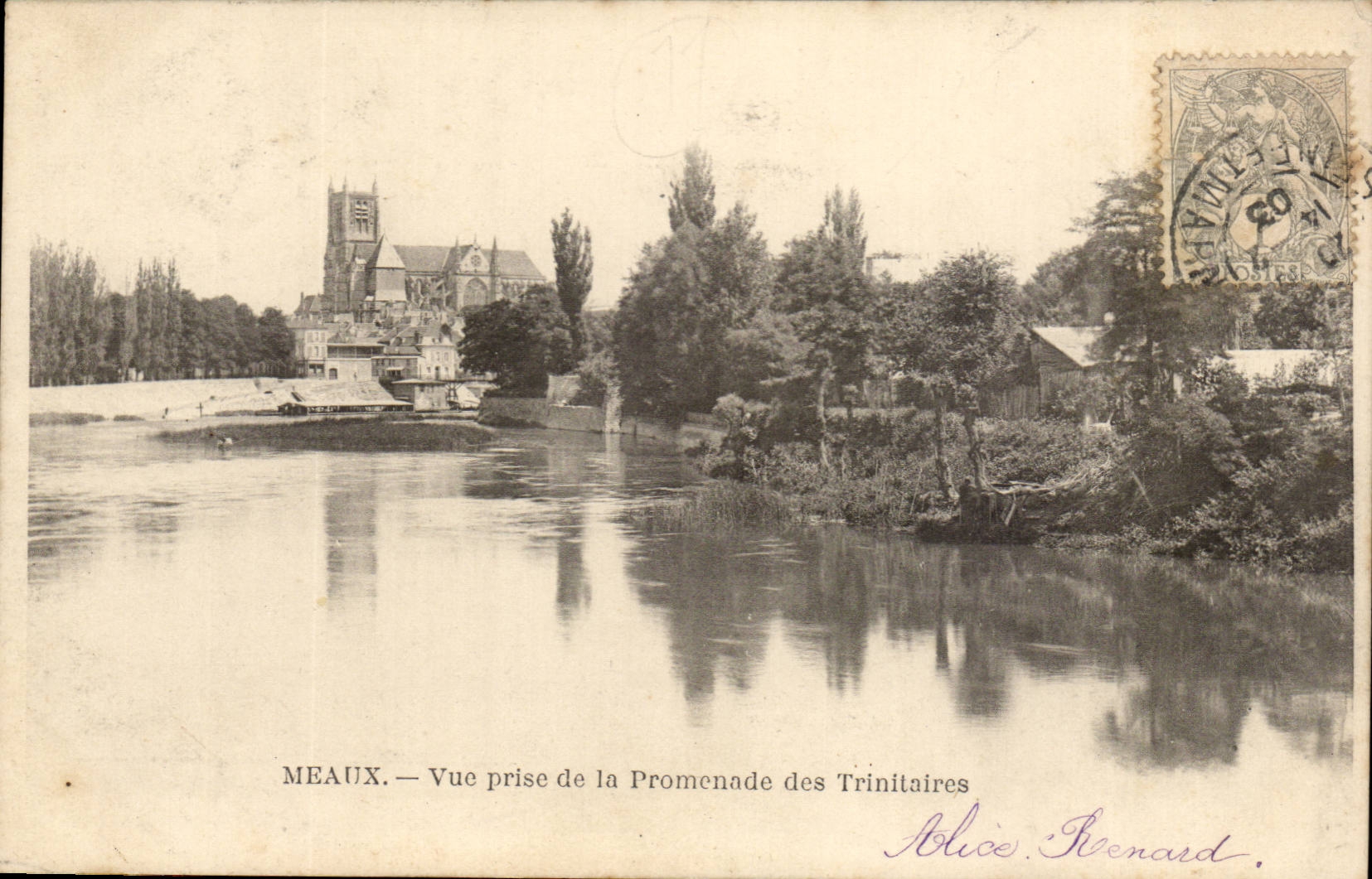 Meaux — Vue prise de la Promenade des Trinitaires — Alice Renard