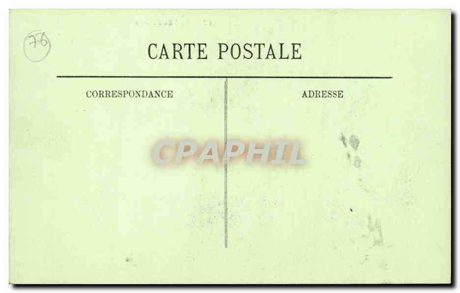 Elbeuf - Rue St Jean et l'Eglise CPA  — Rückseite
