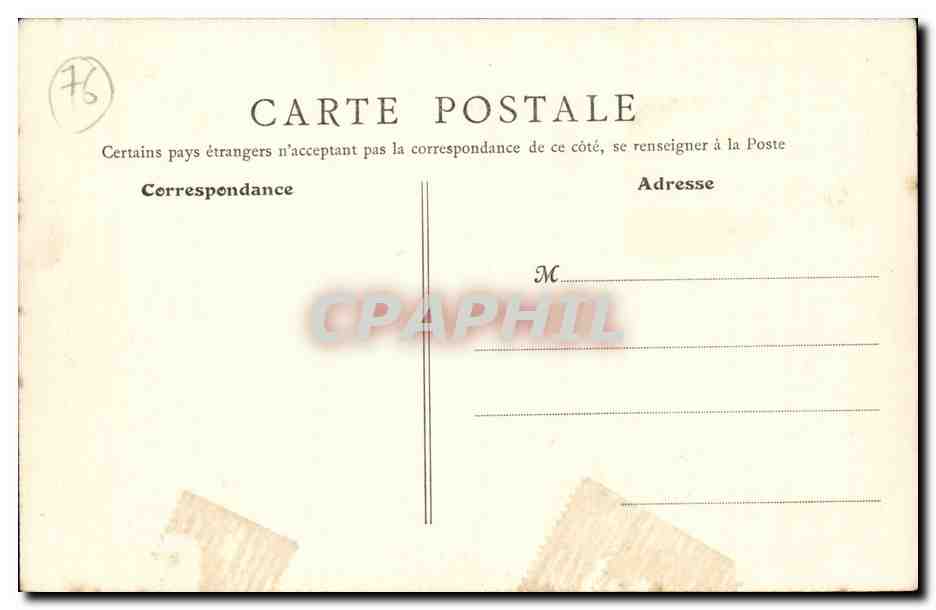 St Valery en Caux - Avant Port - Jetee de l'Est - CPA  — Rückseite