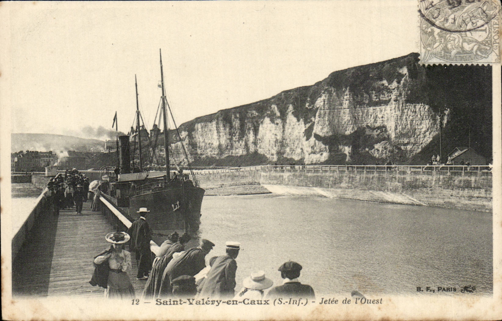 St Valery en Caux - Jetee de l'ouest - CPA 