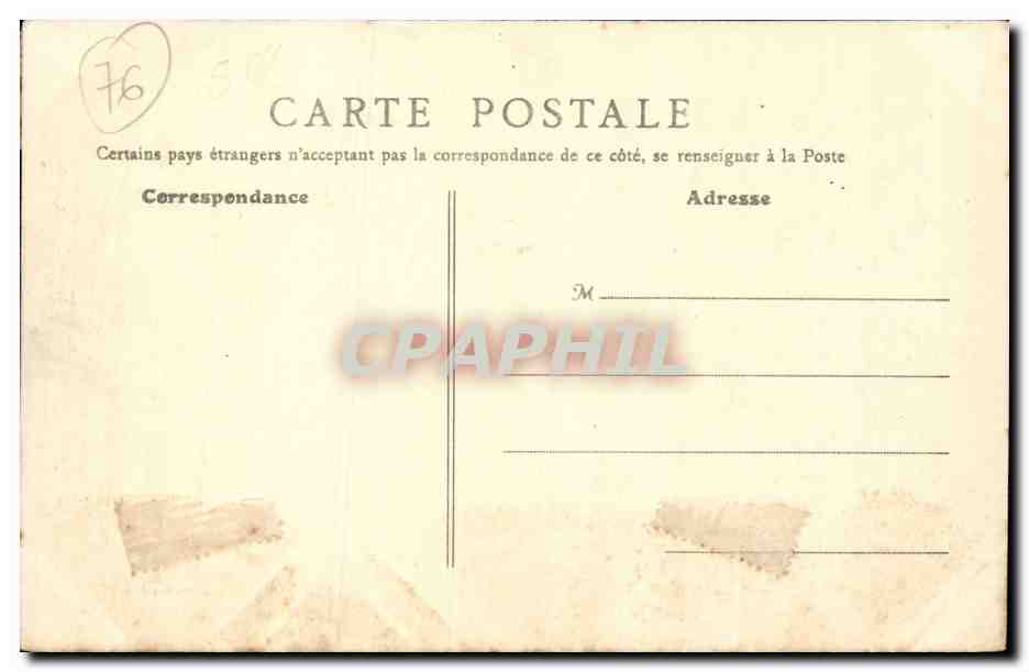 St Valery en Caux - Jetee de l'ouest - CPA  — Rückseite