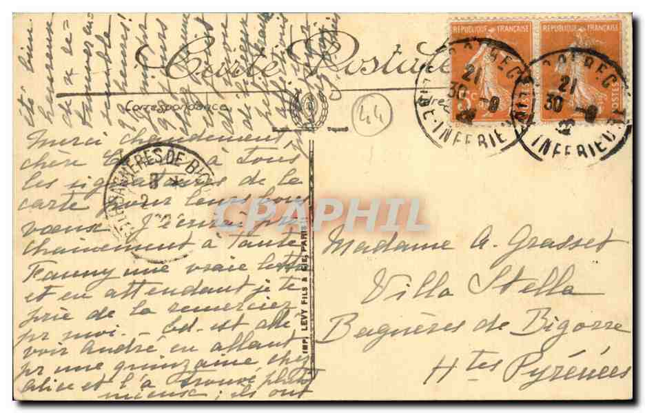 Bolbec - Manoir de Caltot - Vieille Porte - CPA  — Rückseite