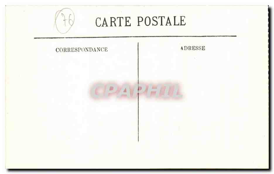 Dieppe - La Plage et l'Estacade - CPA  — Verso