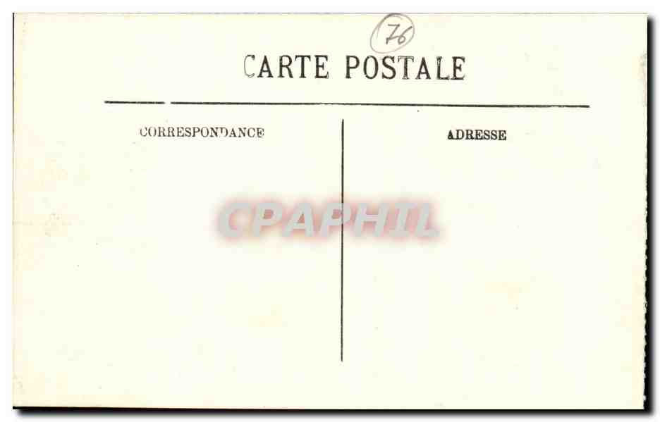 Dieppe - Le Chateau et la Ville - CPA  — Rückseite