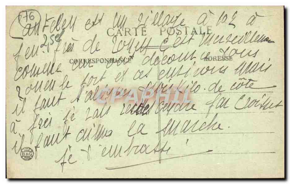Canteleu - Propriete vue sur le Parc - CPA  — Rückseite