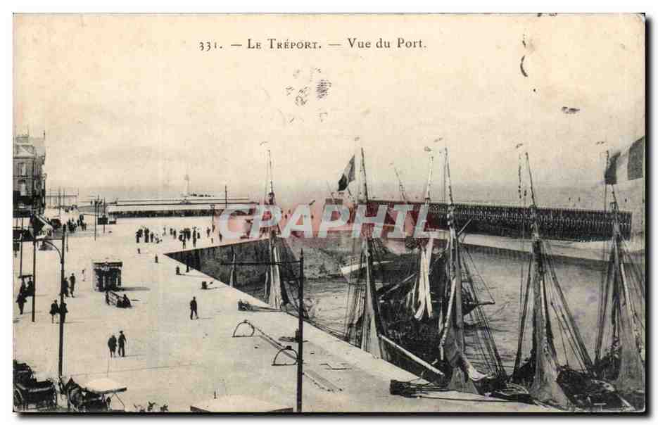 Le Treport - Vue du Port - CPA 