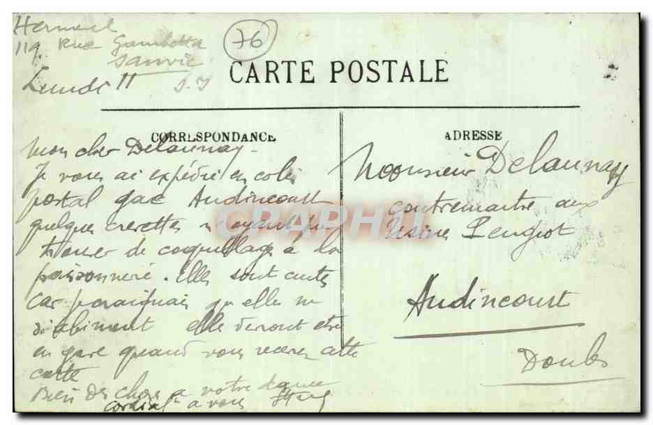 Le Havre - Quai d'Orleans et Bassin du Commerce - CPA  — Rückseite