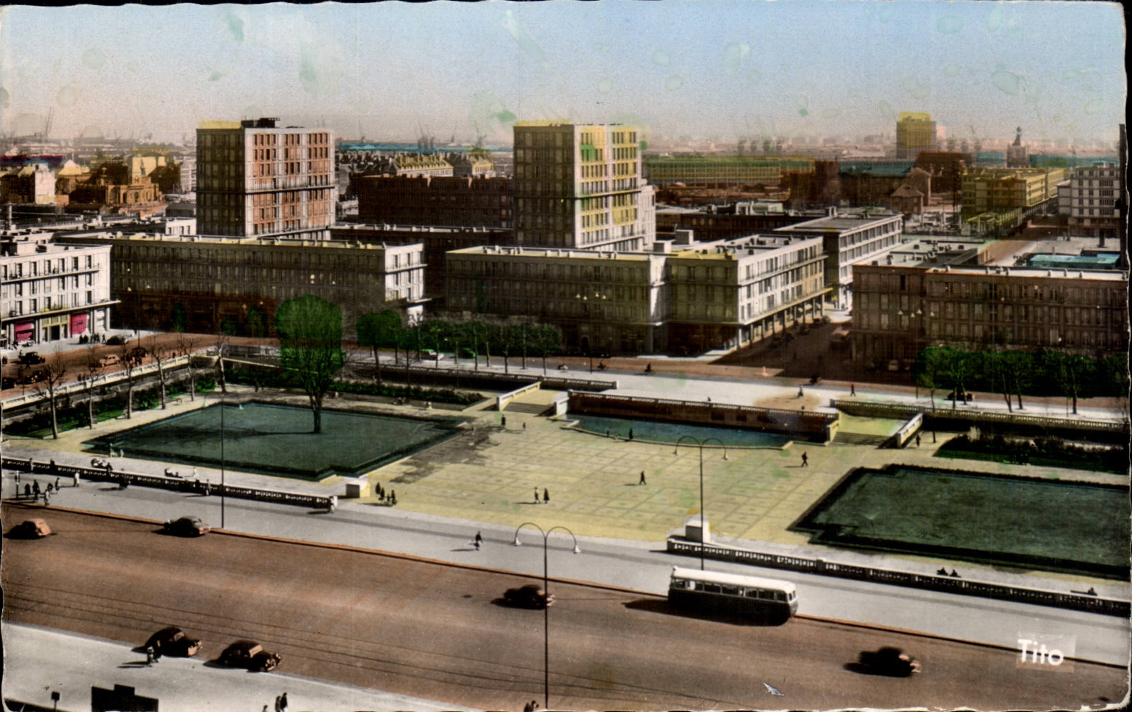 Le Havre - Place de l'Hotel de Ville - Le Jardin - CPA 