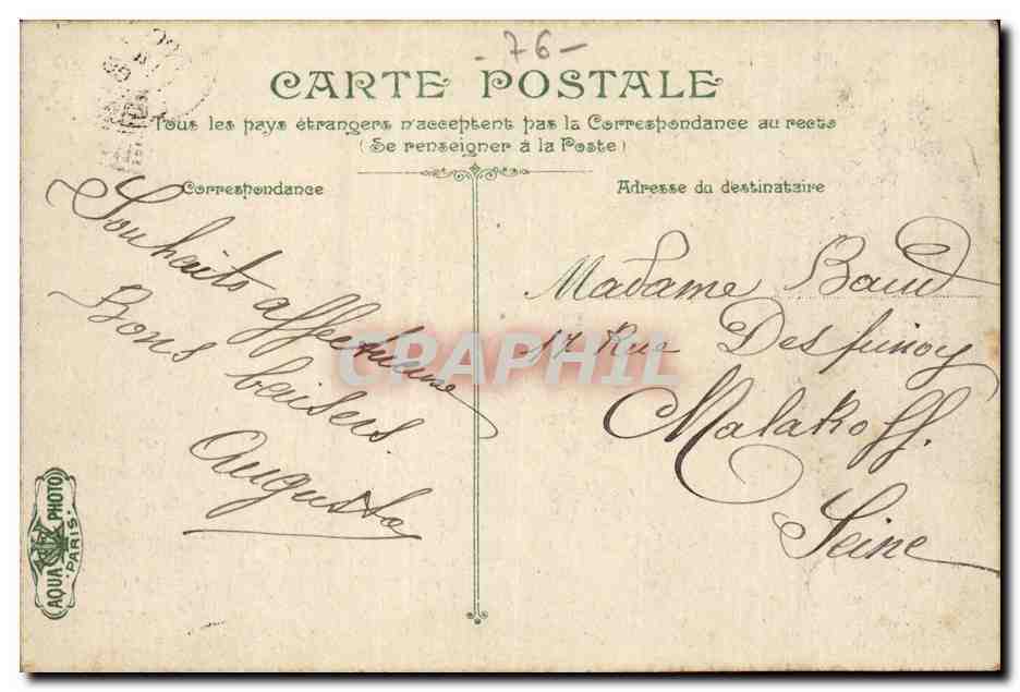 Le Treport - Un Coin du Port - CPA  — Rückseite