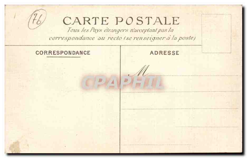 Le Treport - Le Quai de la Republique - CPA  — Rückseite