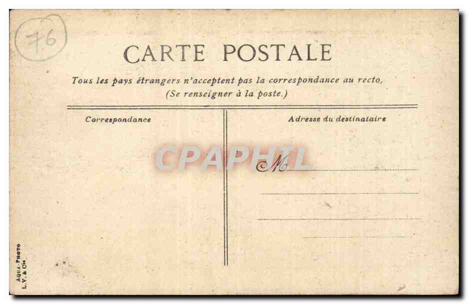 Le Treport - Place du President Carnot - CPA  — Rückseite