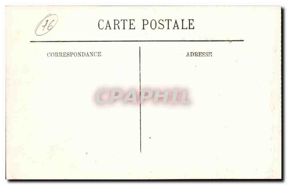 Dieppe - Les Tourelles et le Chateau CPA  — Rückseite