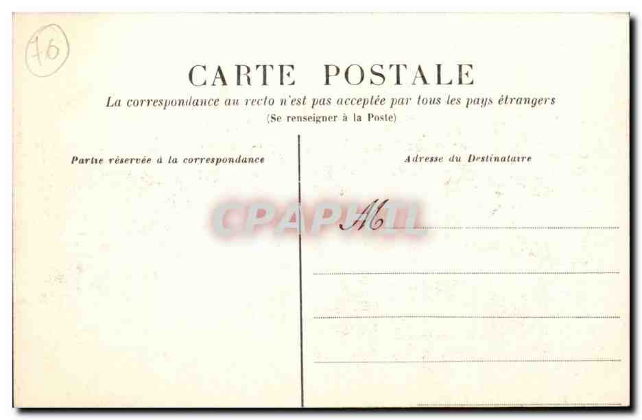 Elbeuf - Quai de l'Hotel de Ville CPA  — Rückseite