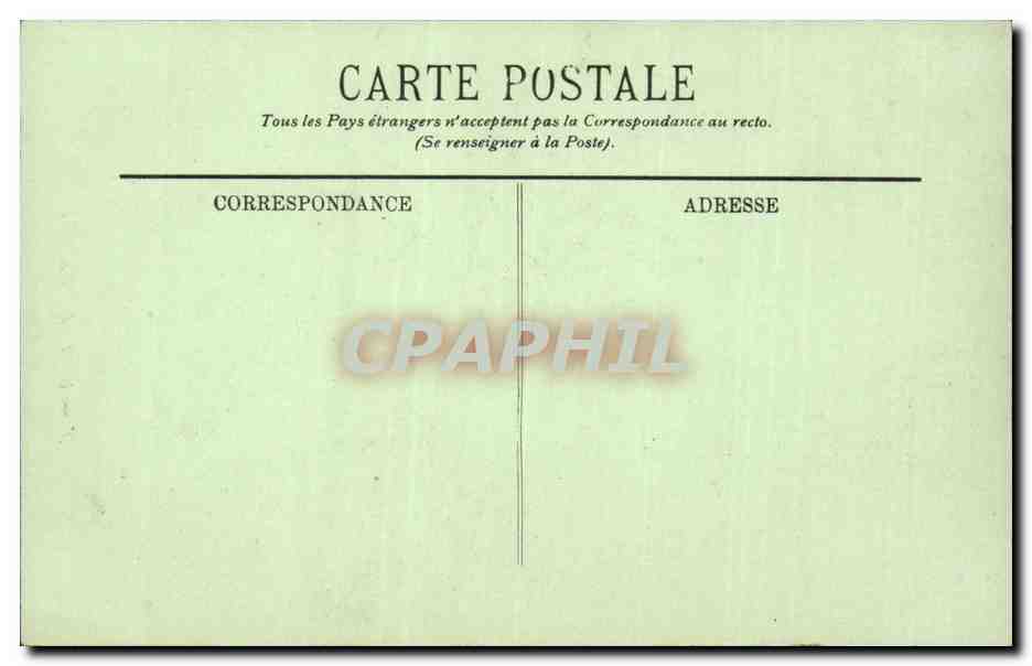 Le Treport - L'Hotel de Ville - CPA  — Rückseite