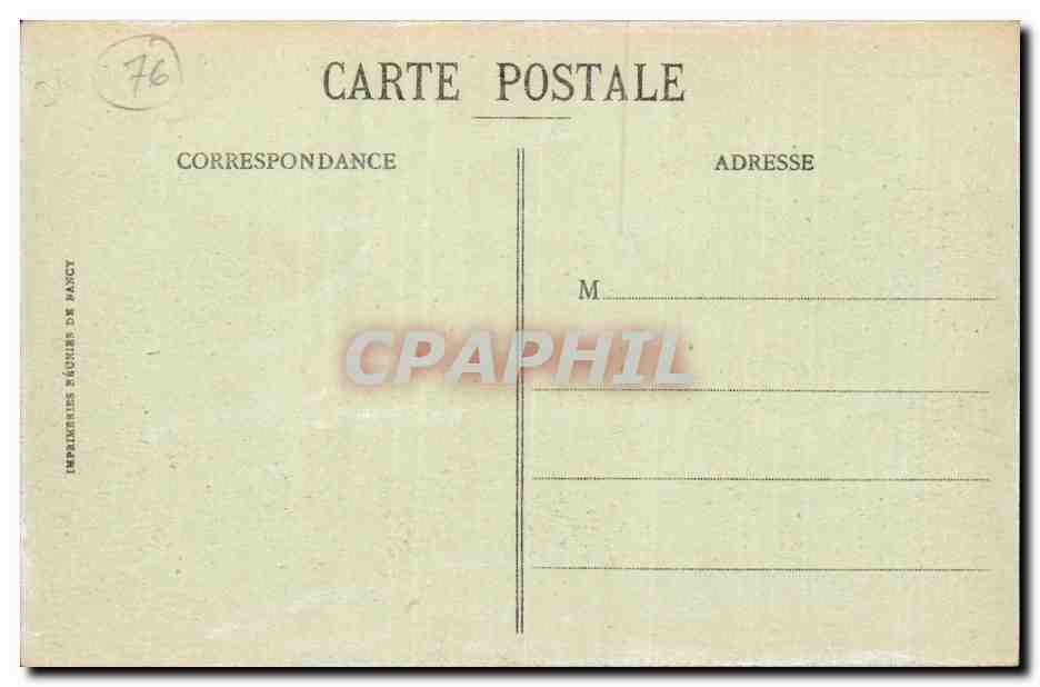 Rouen - Palais de Justice - CPA  — Verso