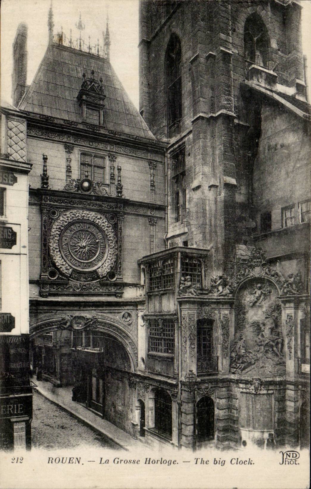 Rouen - La Grosse Horloge - CPA 