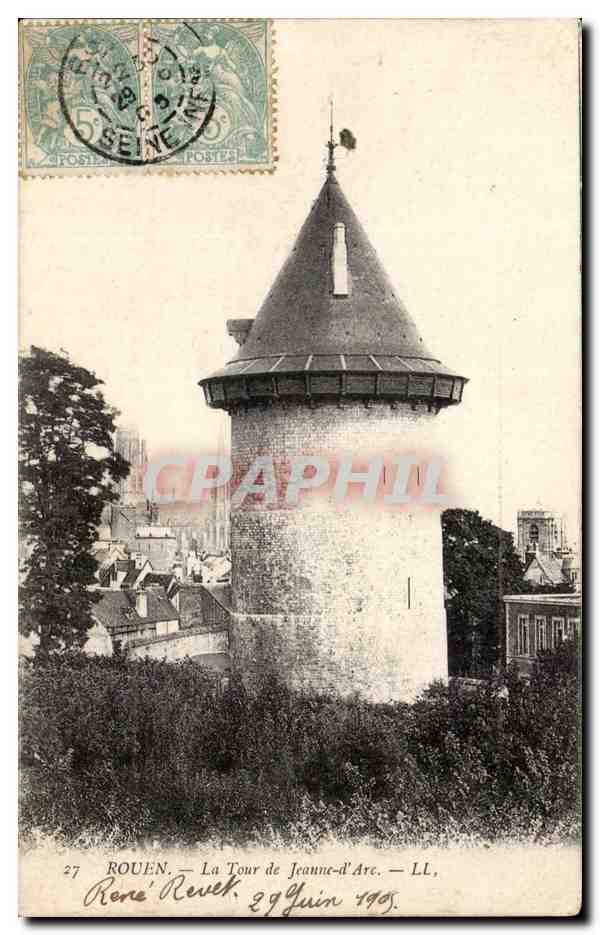 Rouen - La Tour de Jeanne d'Arc - Joan of Arc - CPA 