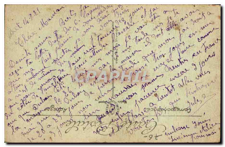 Rouen - La Place Cauchoise et le boulevard Jeanne d'Arc - CPA  — Rückseite