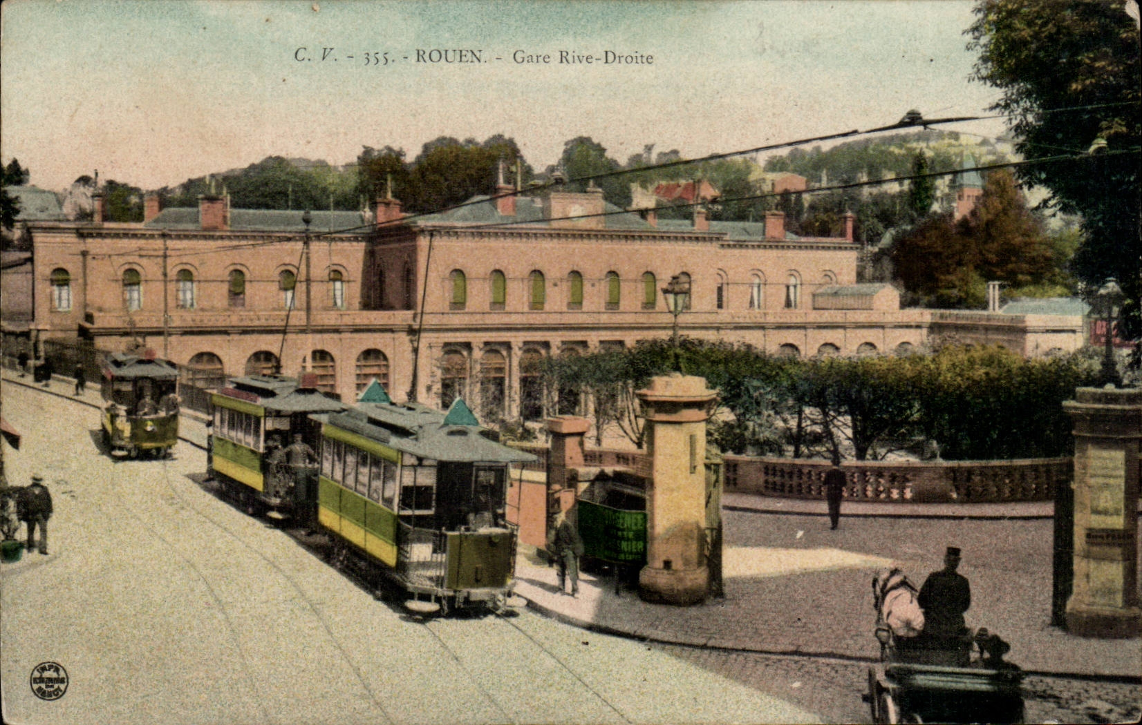 Rouen - Gare Rive Droite - CPA 