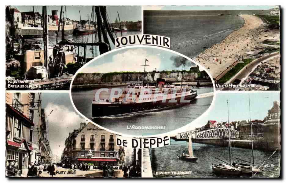 Dieppe - Souvenir - CPA 