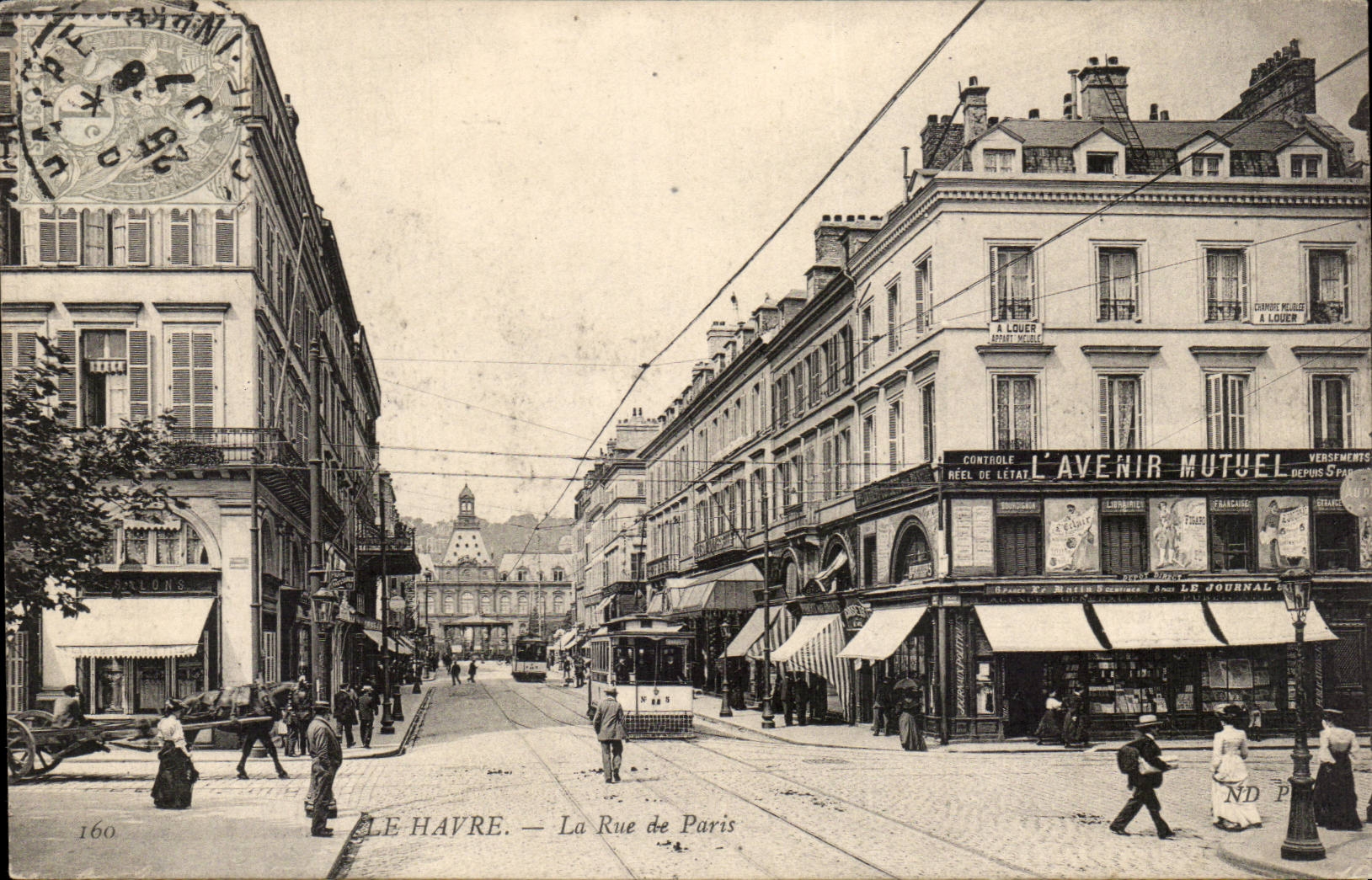 Dieppe - La Rue de Paris - CPA (L'avenir mutuel)