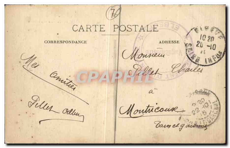 Elbeuf - Rentree des Ouvriers - CPA TOP — Rückseite