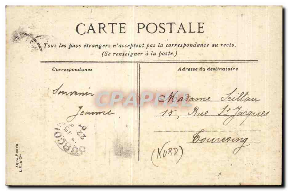 Le Havre - Les Phares de la Heve - CPA  — Rückseite