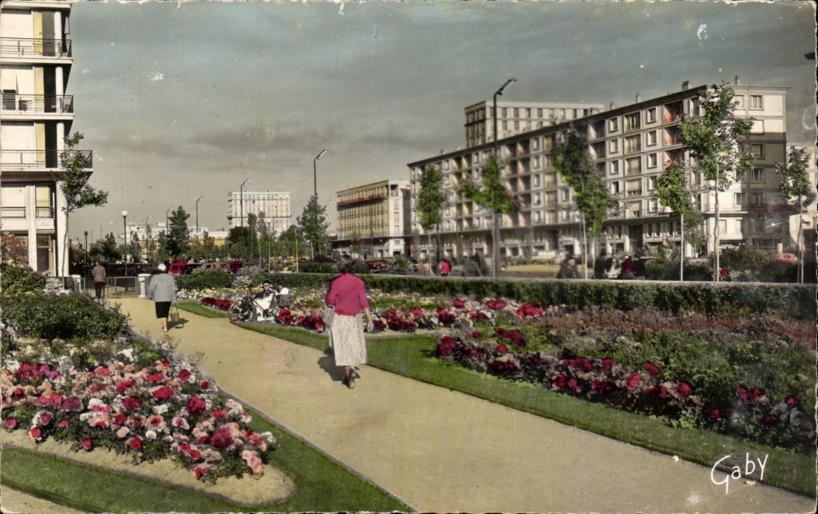 Le Havre - Avenue Foch vue du Square Saint Foch - CPA 