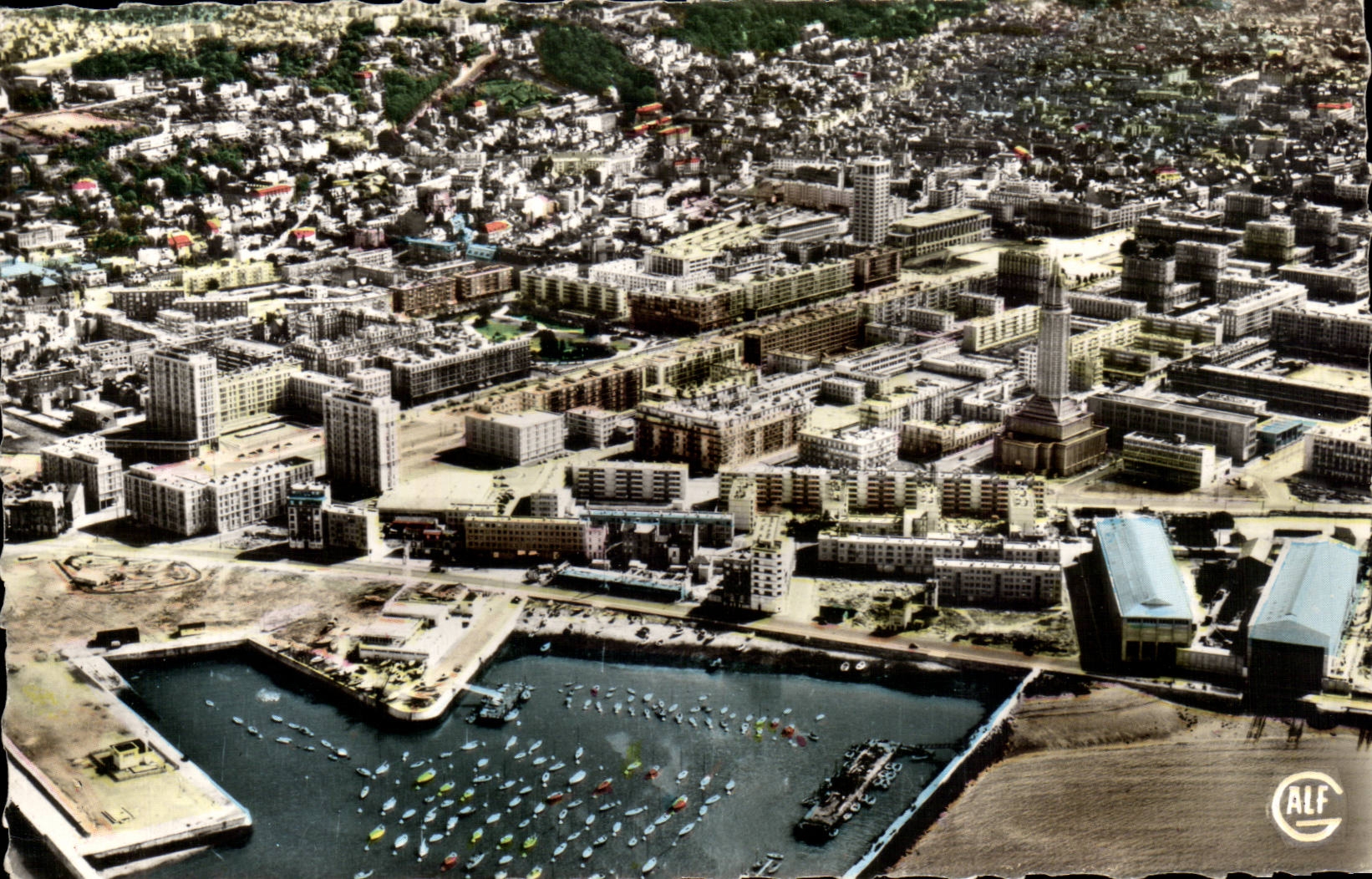 Le Havre - Vue Aerienne sur la Ville Neuve - CPA 