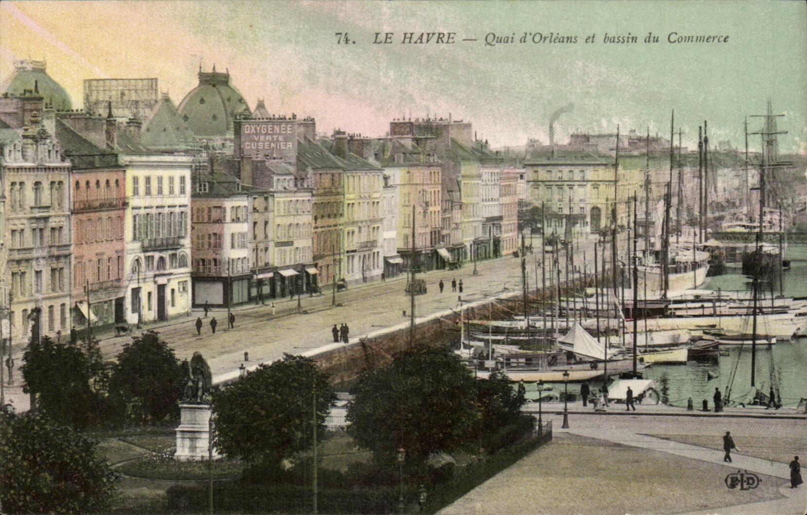 Le Havre - Quai D'Orleans et bassin du Commerce - CPA 