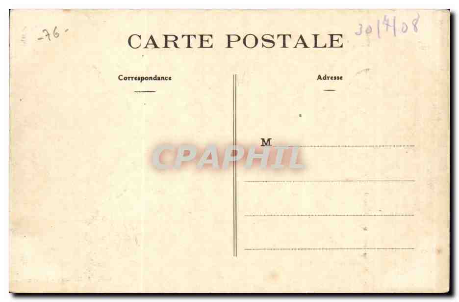 Sainte Adresse - -Les Bains de la Falaise CPA  — Rückseite