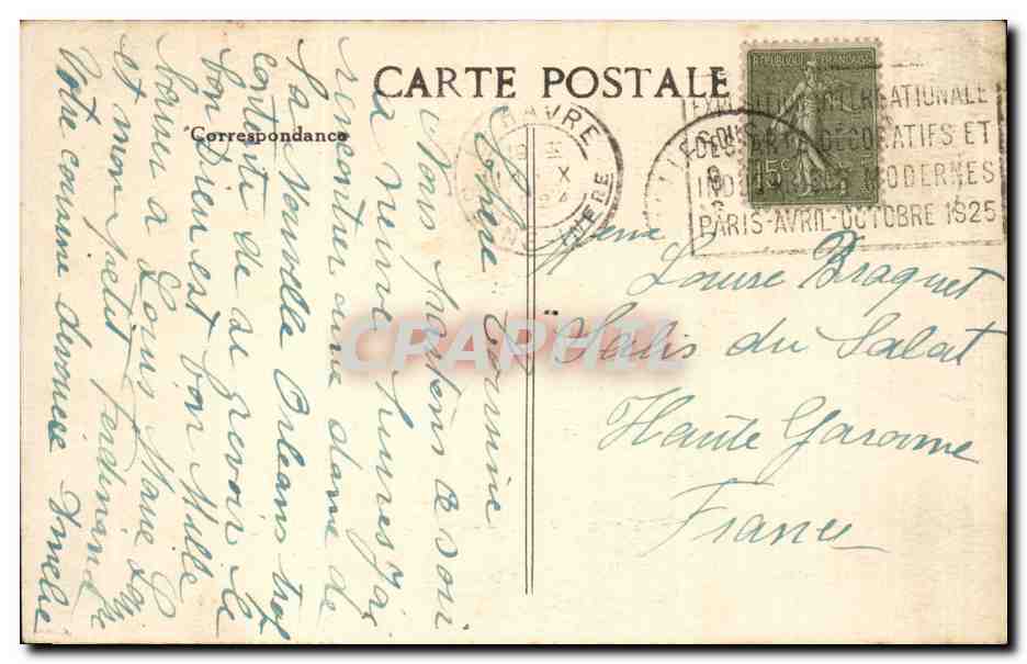 Le Havre - Un Bonjour - Souvenir - Oiseaux CPA Bateau Boat Ship Voilier Peche — Rückseite