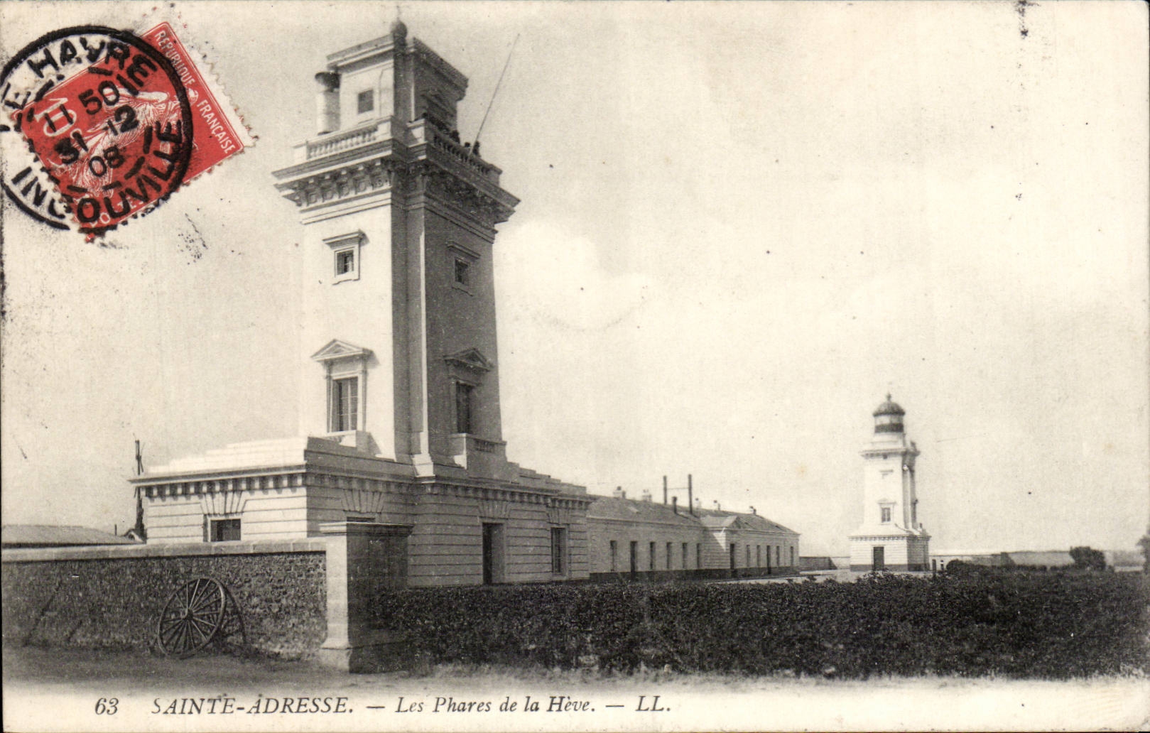 Sainte Adresse - Les Phares de la Heve - lighthouse CPA 