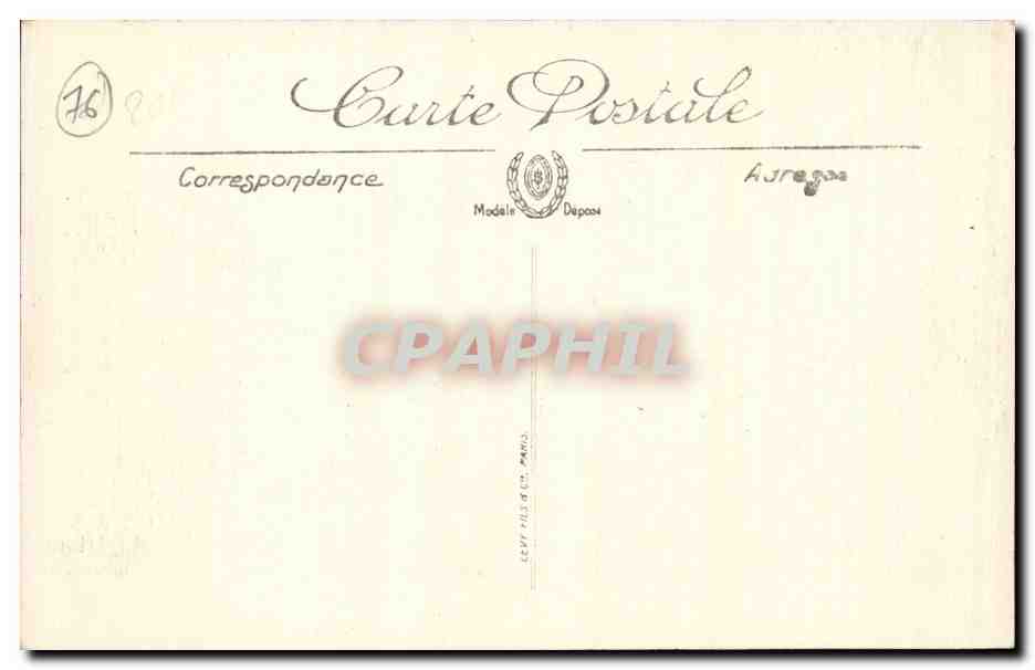 Le Havre - Place Thiers et Perspective de la Rue de Normandie CPA  — Rückseite