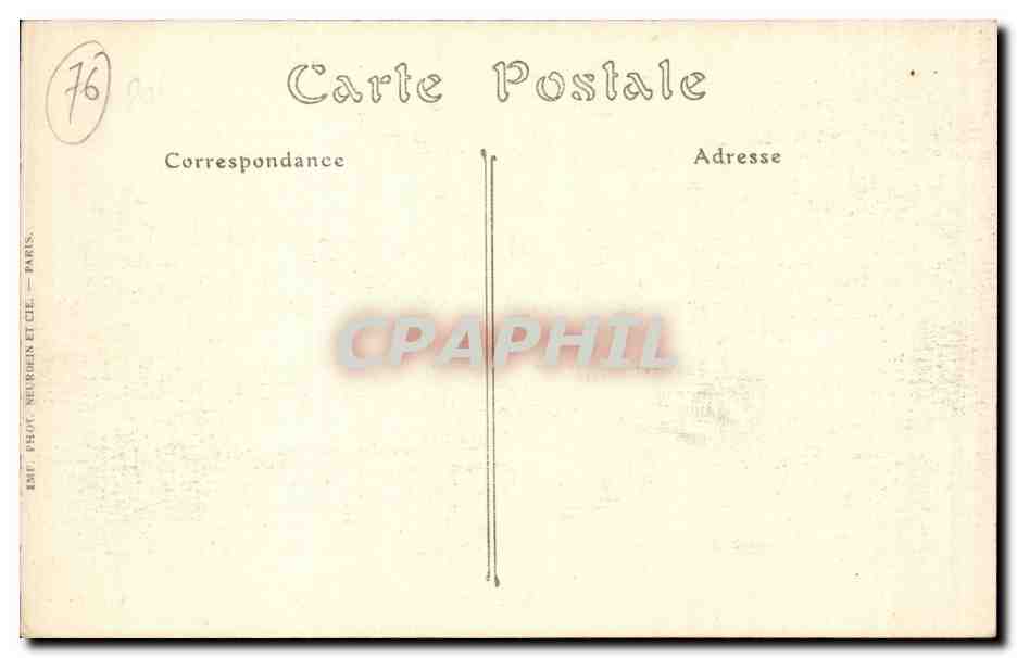 Le Havre - L'Hotel de Ville CPA  — Rückseite