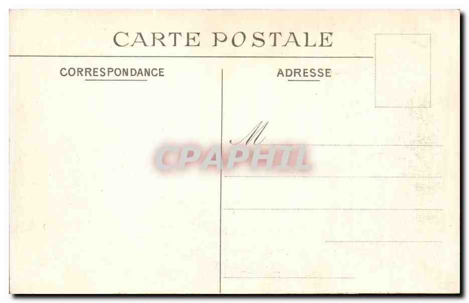 Le Treport - Le Casino - Hotel de France - Hotel de la Plage CPA  — Rückseite