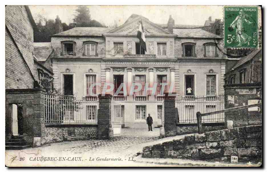 Caudebec en Caux - La Gendarmerie - CPA 