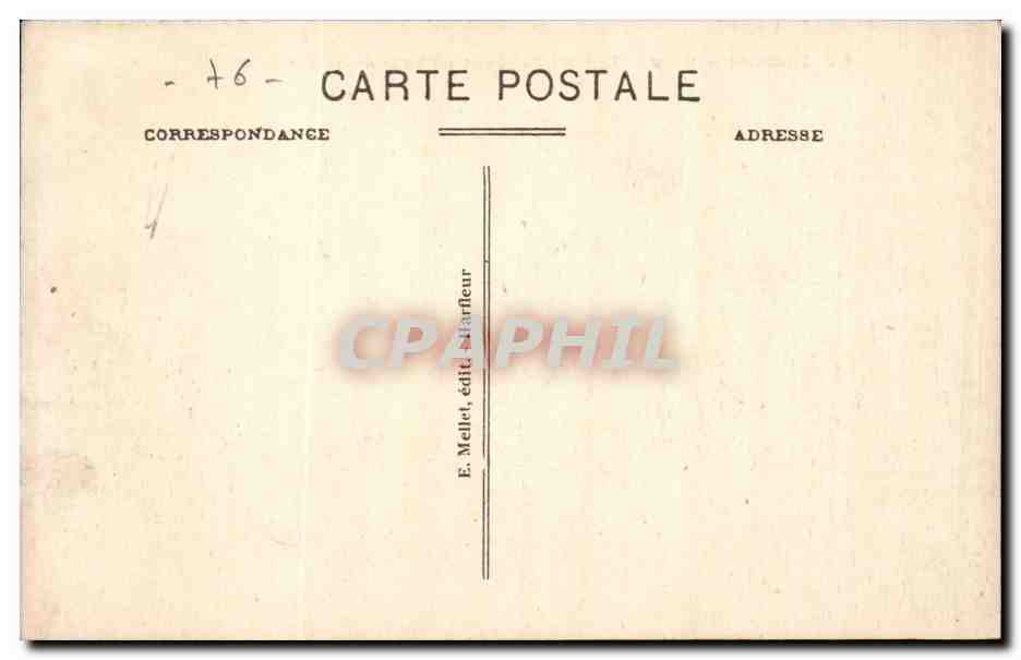 Tancarville - Le Chateau - Superbe Monument Historique - CPA Vaches — Rückseite