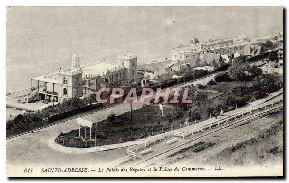 Sainte Adresse - Le Palais des Regates et le Palais du Commerce CPA 