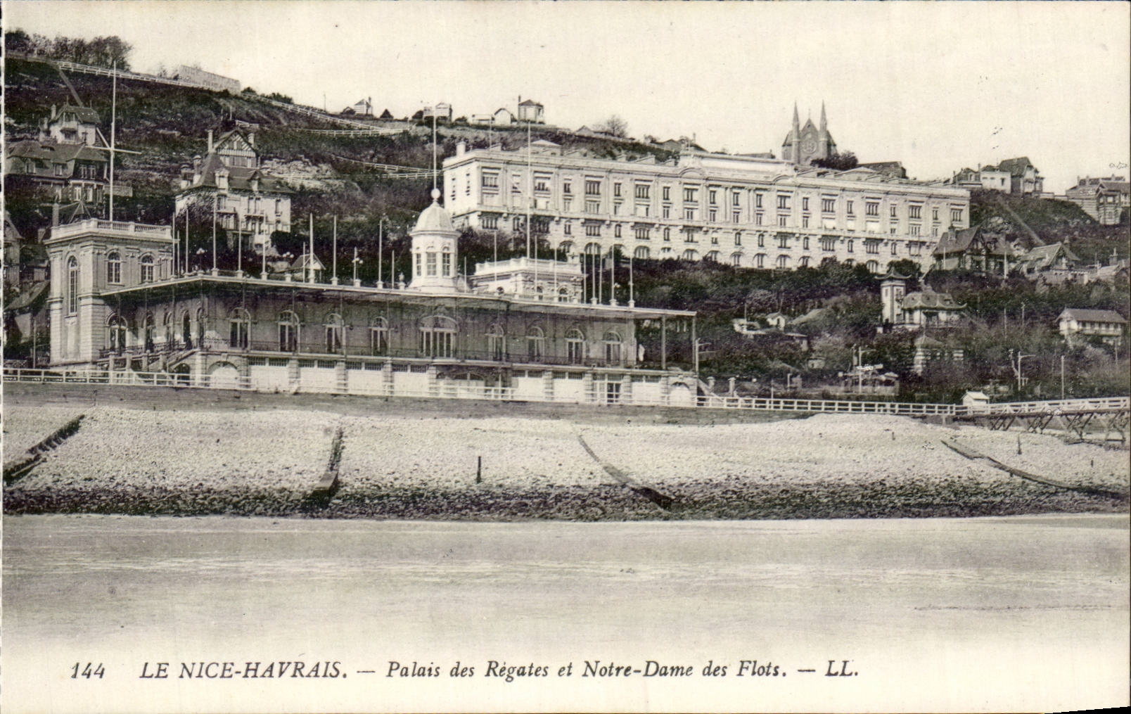 Le Nice Havrais - Palais des Regates et Notre Dame des Flots CPA 