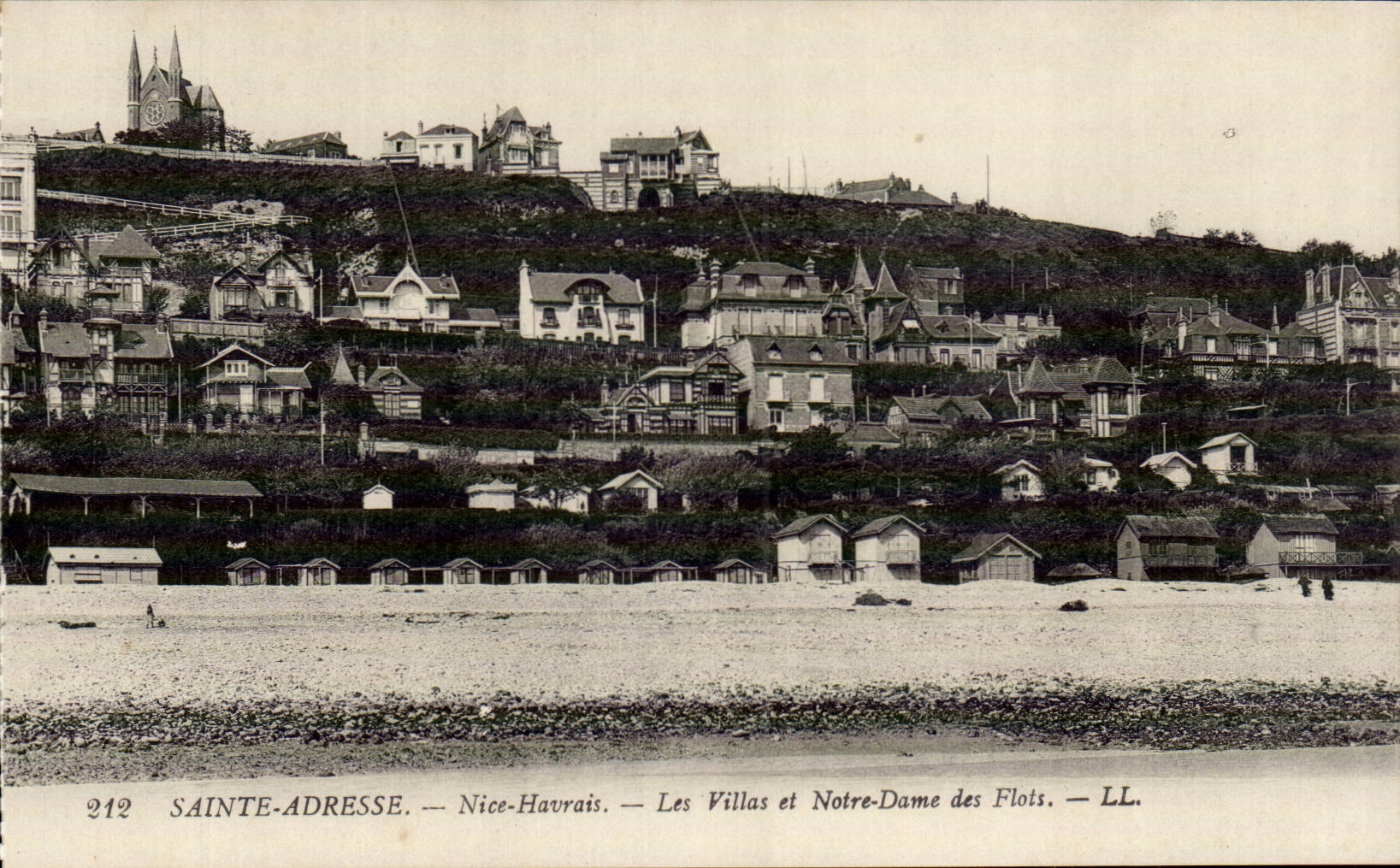 Sainte Adresse - Nice Havrais - Les Villas et Notre Dame des Flots CPA 