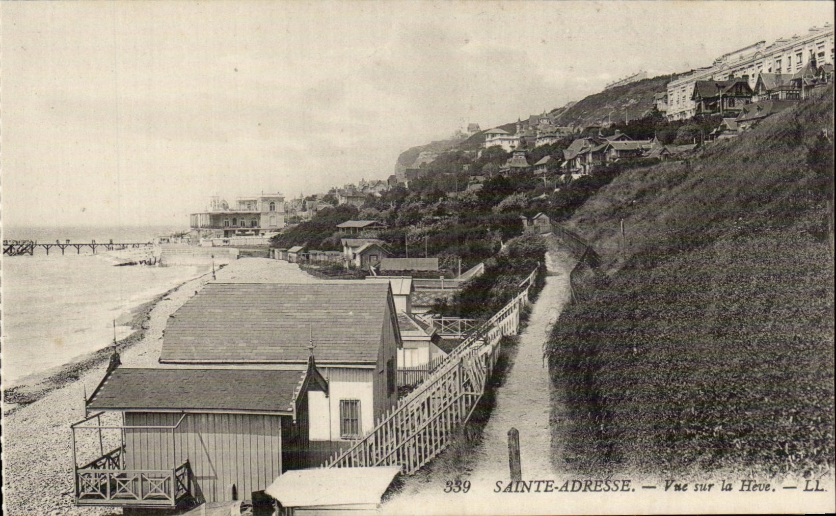 Sainte Adresse - Nice Havrais - Vue sur la Heve CPA 