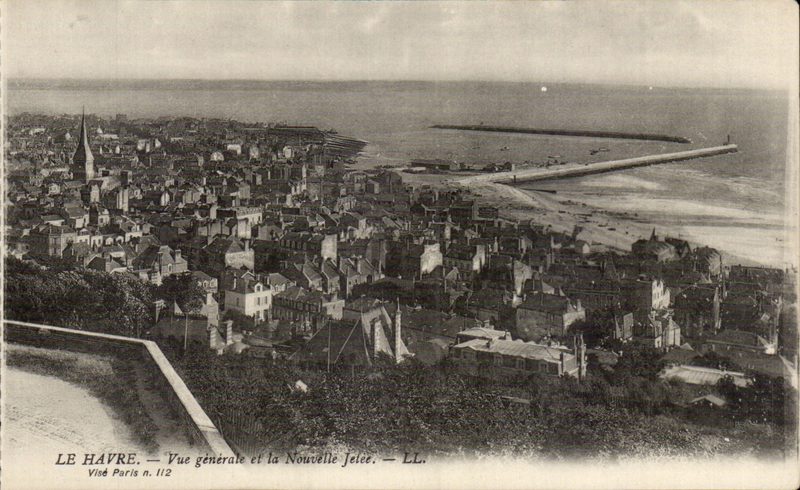 Le Havre - Vue Generale et la Nouvelle Jetee CPA 
